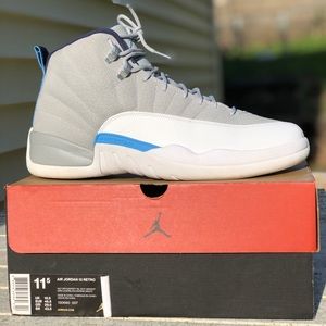 Jordan 12 Retro Grey University Blue